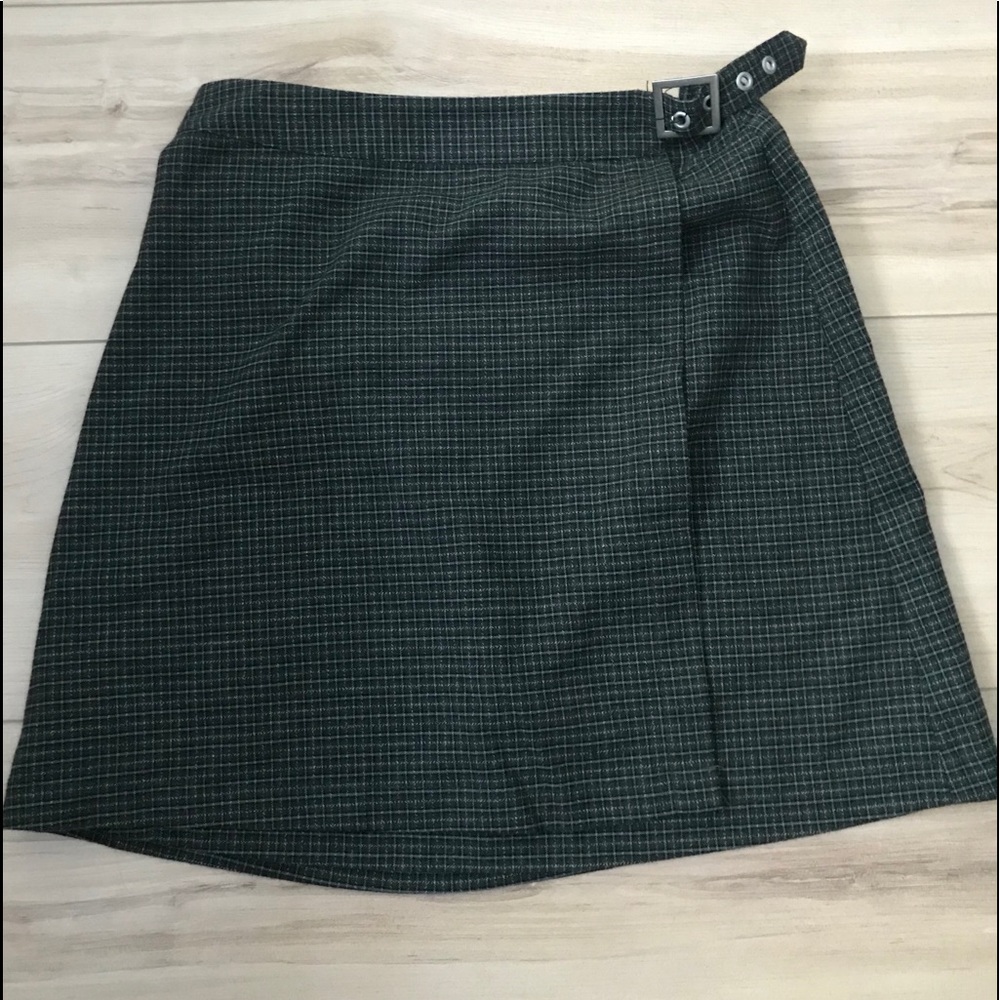 Rare Green Plaid Brandy Skirt